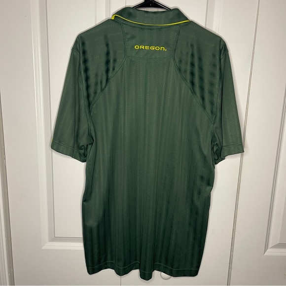 Nike Team Dri-Fit Oregon Ducks Polo Size Medium Green University Of Oregon EUC - Picture 13 of 16